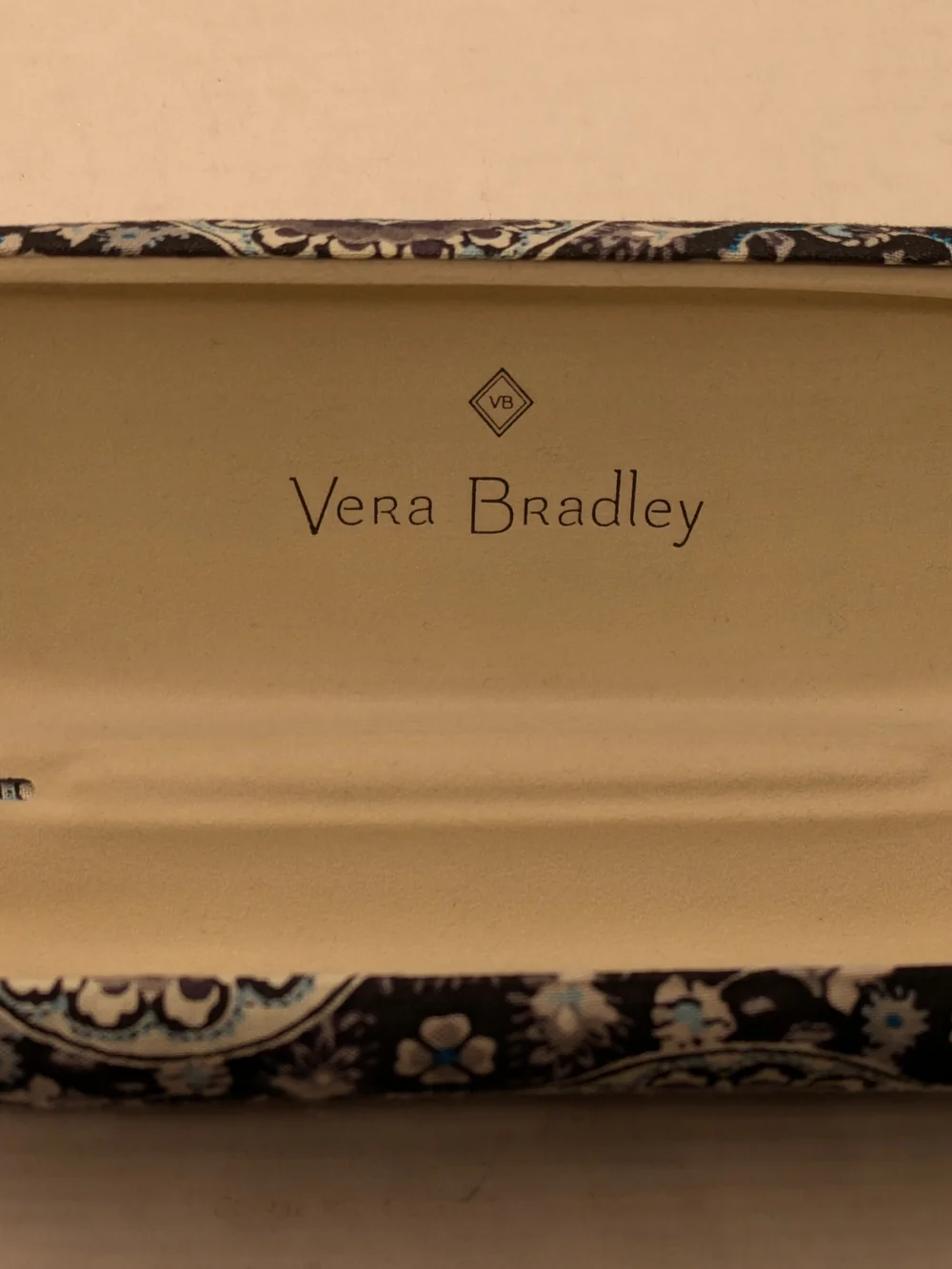 Black and Blue Medallion Hard Case For Glasses Vera Bradley